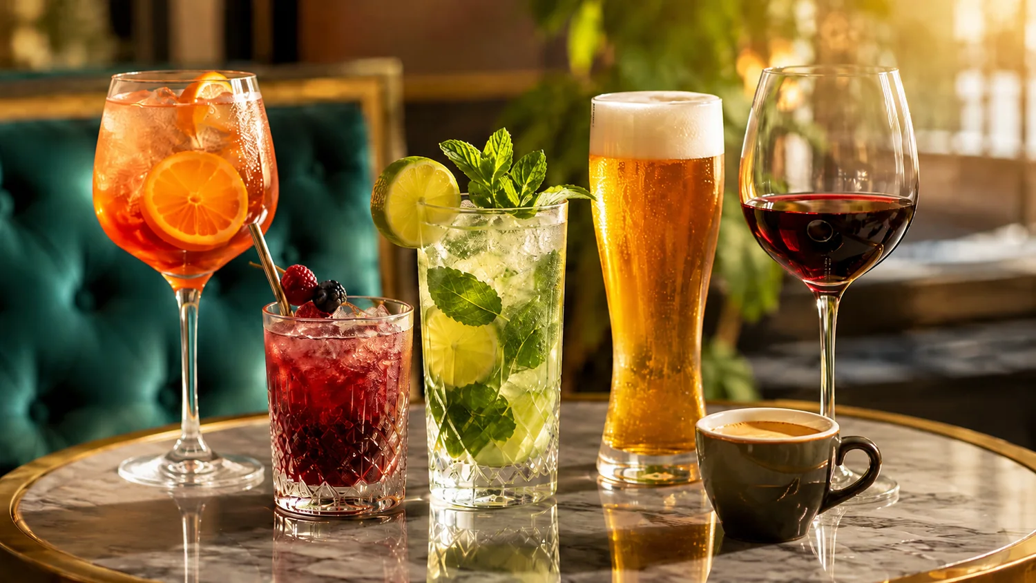 Boissons servies au bar de la Comédie d'Albi